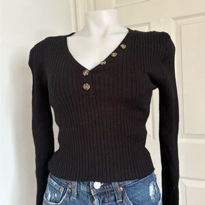 Love Tree V-Neck Blouse